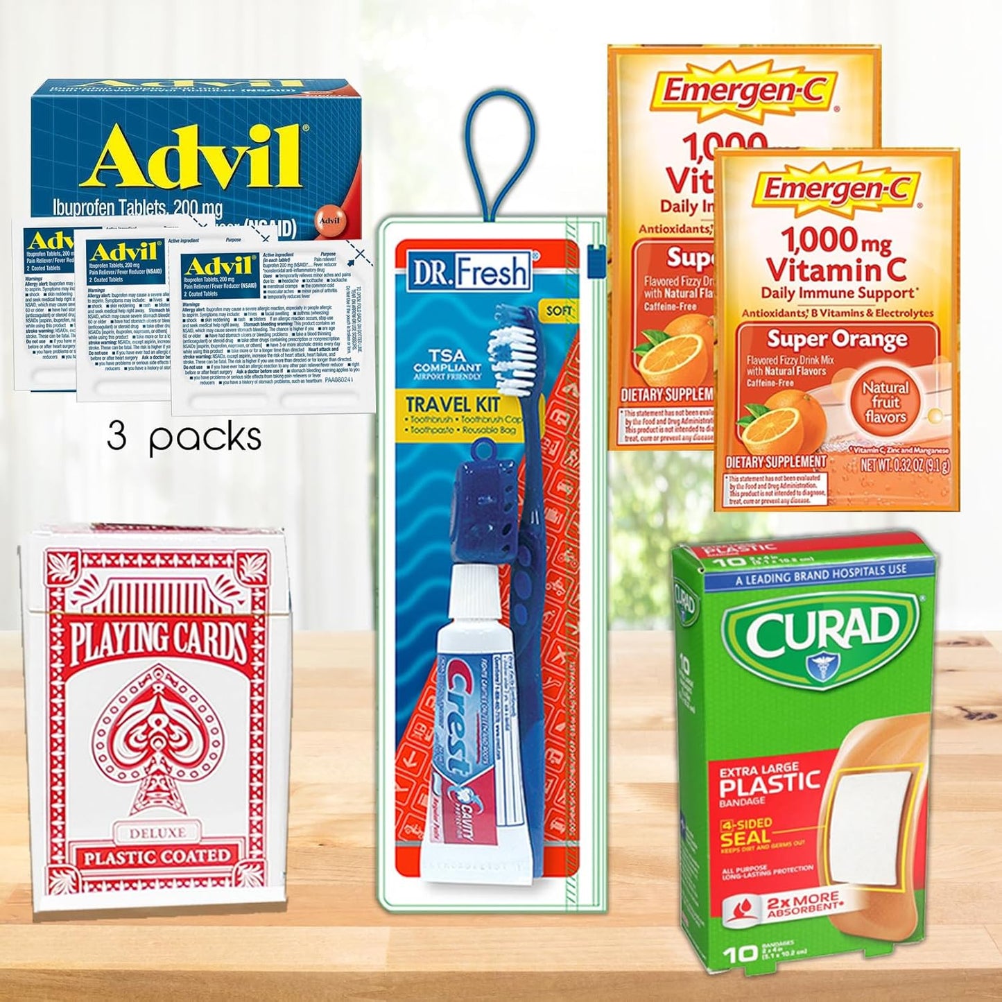 COLLEGE ESSENTIAL CARE PACKAGE, Gift Box for Dorm - Get Well Gift basket - Military gift basket, Snacks candy and game School supply & self-care items