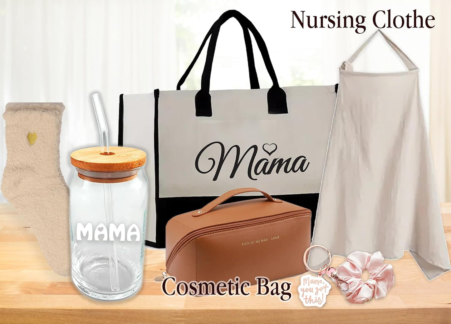 New Mom, Mother to be Gift Basket, Care Package | Unique Gift Set for mom & Baby w/Newborn Essentials Expecting Moms Baby Shower After Labor Hospital Gift Variety Gift Bundle w/a Fancy Tote Bag