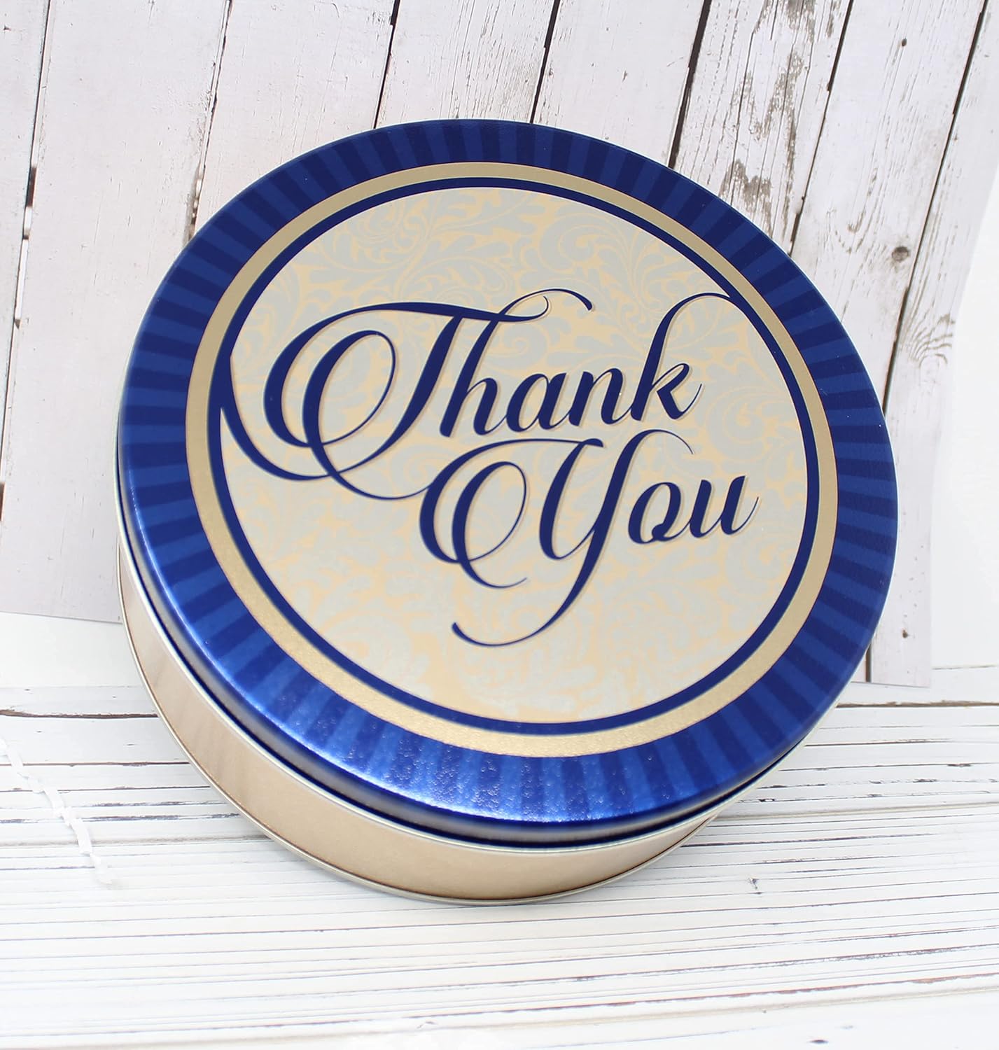 THANK YOU Gift basket in a tin, snacks care package for Friend, Coworker, & Gratitude, variety box cookies & bars for Nurse, Doctor, Teacher appreciation, sister, Employee, Boss