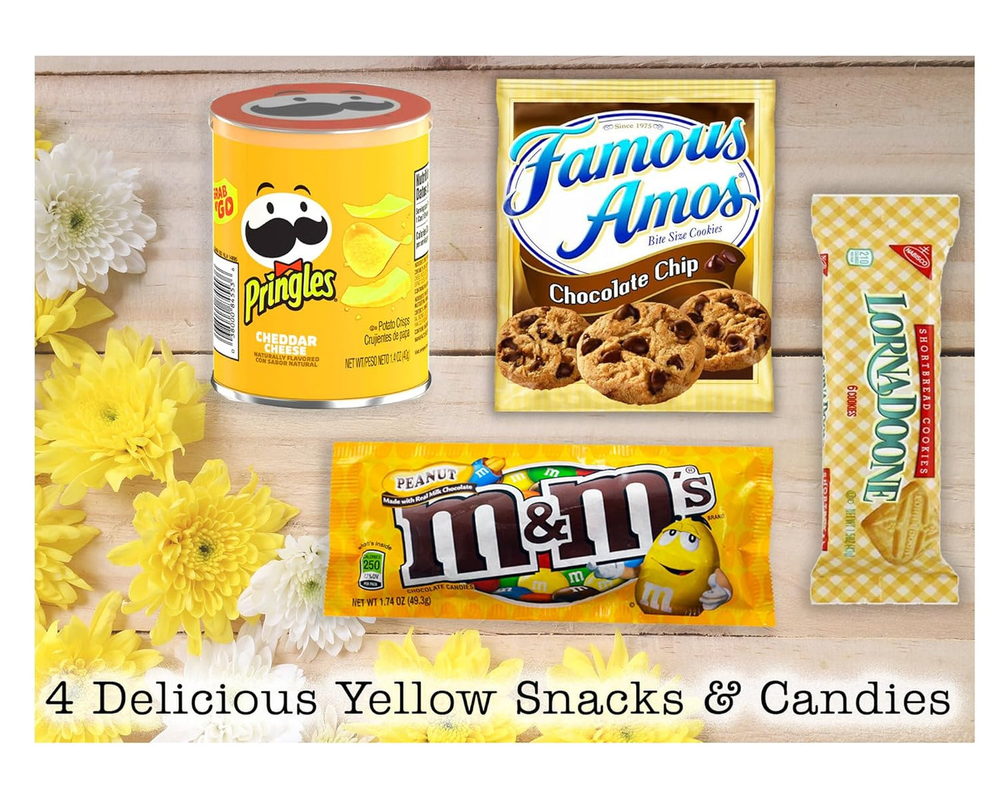 Thinking of You, Cheer Up CARE PACKAGE, Happy YELLOW Gift Basket Sending Sunshine gift package w/Balloon, Mug & Snacks | For Kids Teenage, college students, Women, sister birthday gift variety box