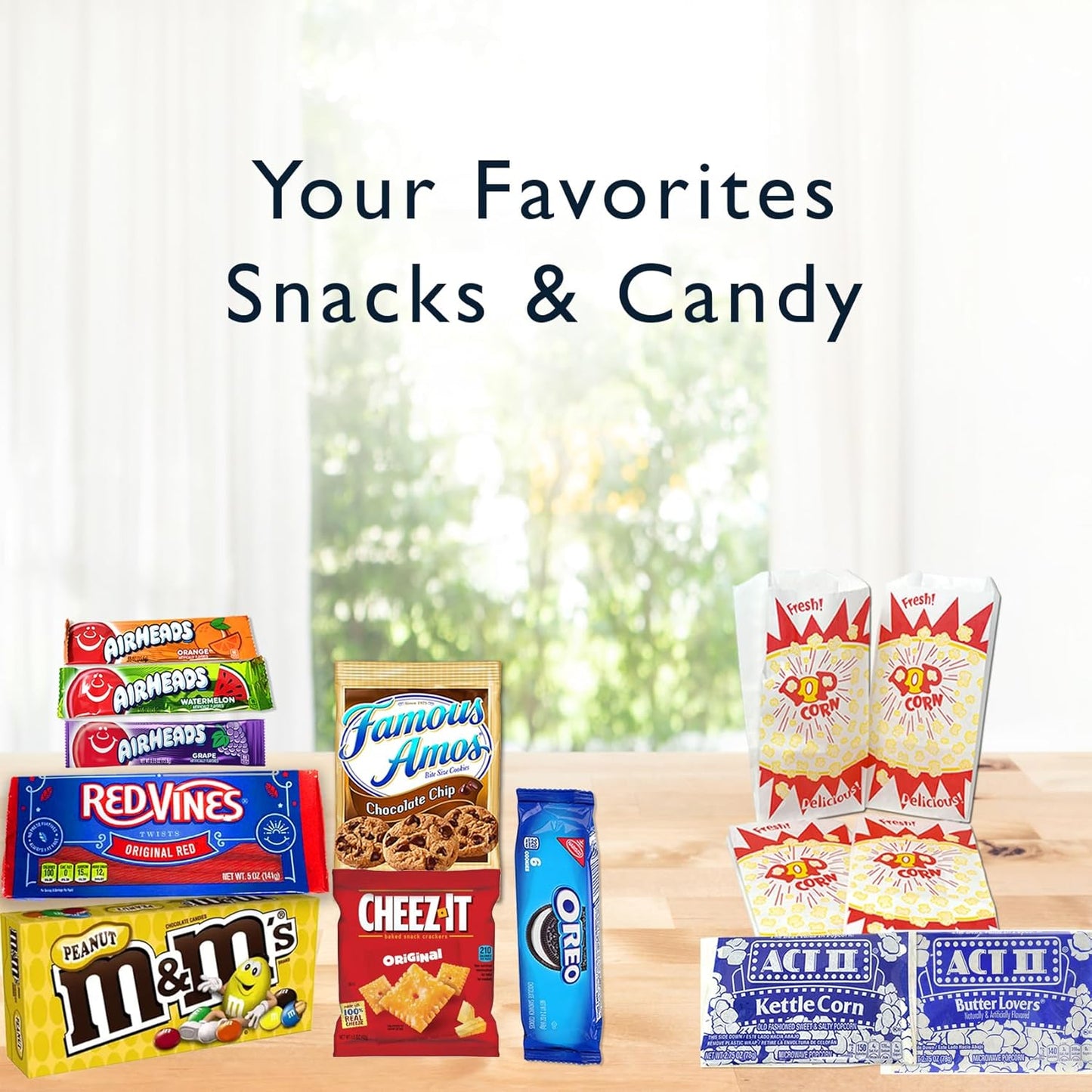 Ultimate Game Night Gift Basket – In a reusable popcorn Tin container, w/Classic Card Games, Popcorn, Snacks & Candy for Family Fun!" Birthday gift, movie night gift or party