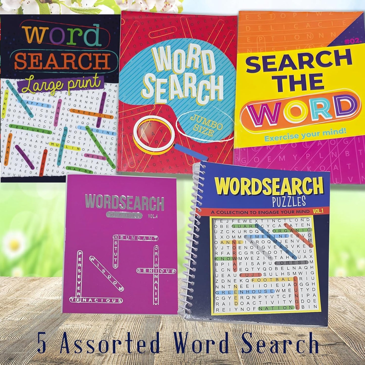 Activity & Puzzle Books Bundle for Adults - 13 Item (Get Well Soon) in a Tote Bag. Word Search, Crossword, Sudoku Pens & Brain Teasers for Seniors, Recovery, Hospital, Surgery Rehab, Brain Exercise