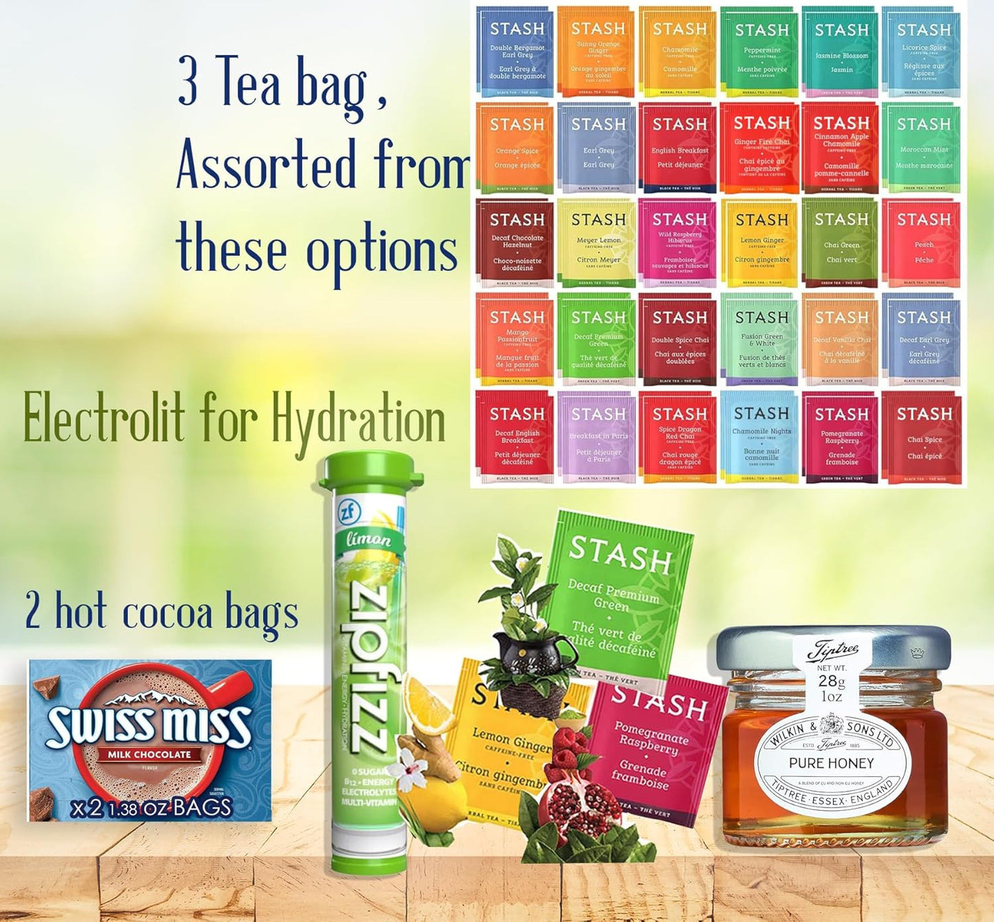 Flu Get Well Gift Basket Care Package – Snacks, Vitamin C, Medicine, Greeting Card, Wipes & Fun Activities – Comfort Gift Set with Tea, Stress Relief Colds, Flu, Allergies for adult & Teenage