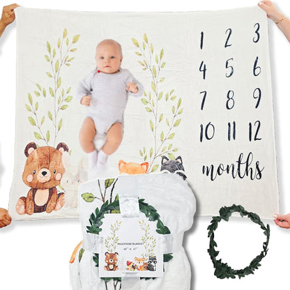 The Ultimate New Baby Gift Basket Unisex | Green Baby Shower Gift Set w/Diaper Caddy, Essentials & Keepsakes | Care Package for New Mom, Baby Boy or Girl | Welcome Baby Present w/Clothes & Nursery