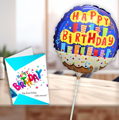 Birthday Gift Basket  Care Package for kids Happy Birthday Balloon & Greeting card, Candy & Snacks. The ultimate variety gift box for boy, girl, teenager, Grandson or Granddaughter, Fun Surprise Box