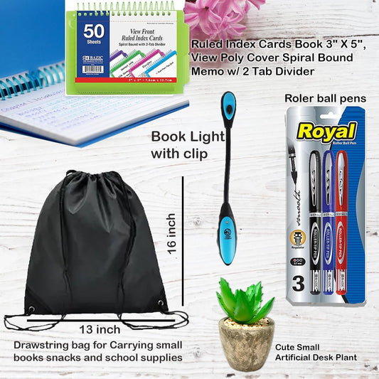 COLLEGE ESSENTIAL CARE PACKAGE, Gift Box for Dorm - Get Well Gift basket - Military gift basket, Snacks candy and game School supply & self-care items