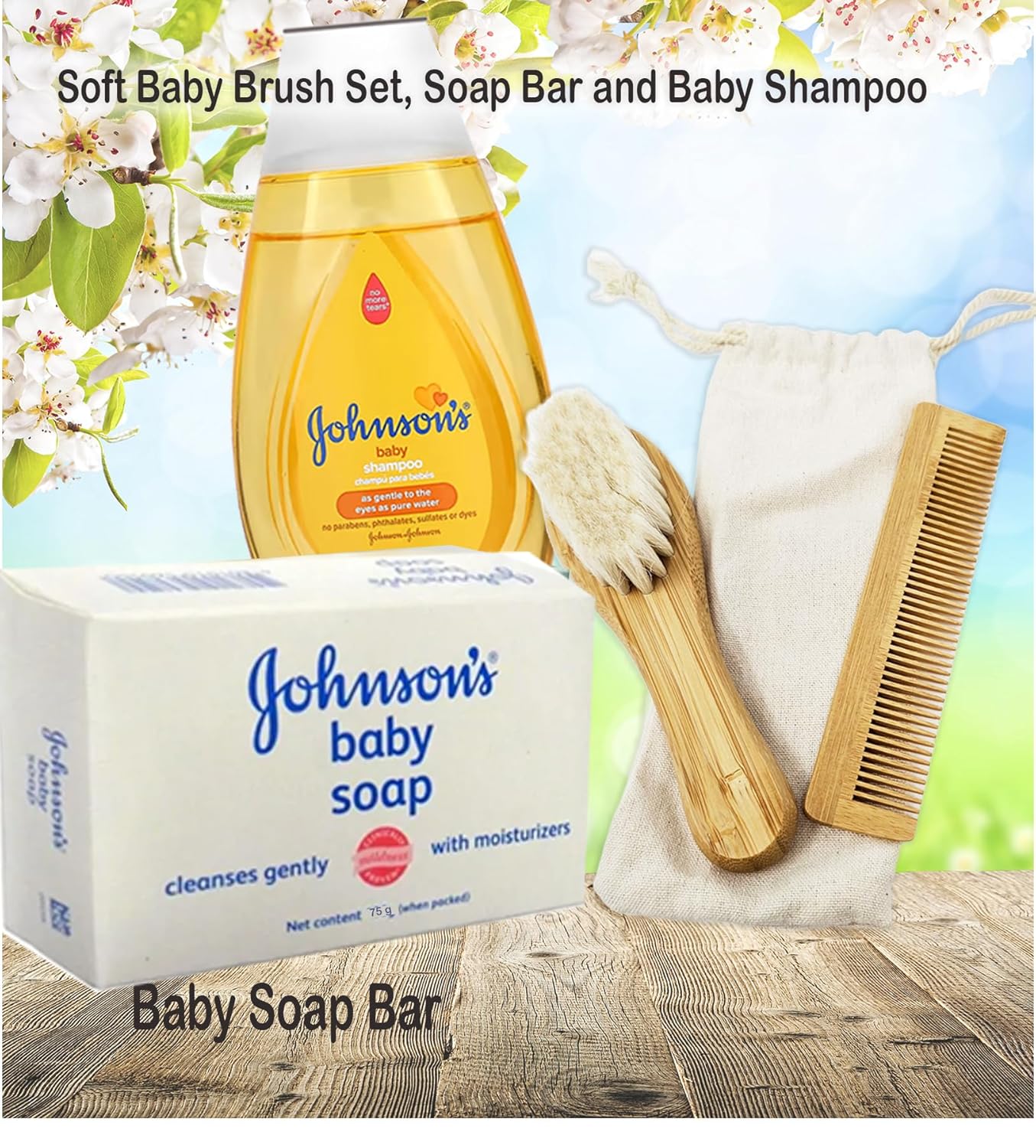 New Baby Boy Gift Basket (9 pc) Light Blue Baby Gift Set. Welcome Baby Care Package All wNewborn Essentials Bundle for Expecting Moms Baby Shower, After Labor Hospital Gift for New Mother and Baby