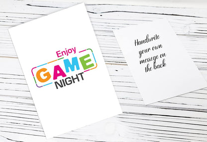 The Ultimate Game Night Gift Baskets for Family, Kids, Teens & Adults | Playing Cards & Snacks & Candy Gift Box for Teenage Birthday | Great Family Games & Movie Night or college, care package
