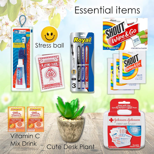 The Ultimate COLLEGE Student or Military Care package gift basket Essential item, Dorm Room Fun gift box with snacks, candy & games
