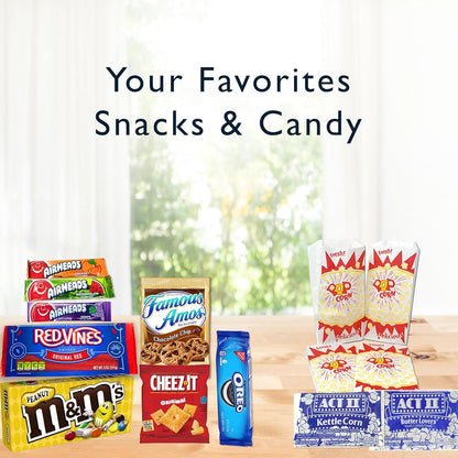 Ultimate Game Night Gift Basket – In a reusable popcorn Tin container, w/Classic Card Games, Popcorn, Snacks & Candy for Family Fun!" Birthday gift, movie night gift or party